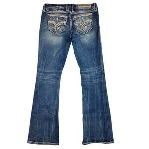 Rock Revival Felina Jeans Womens 29 Embellished Easy Boot